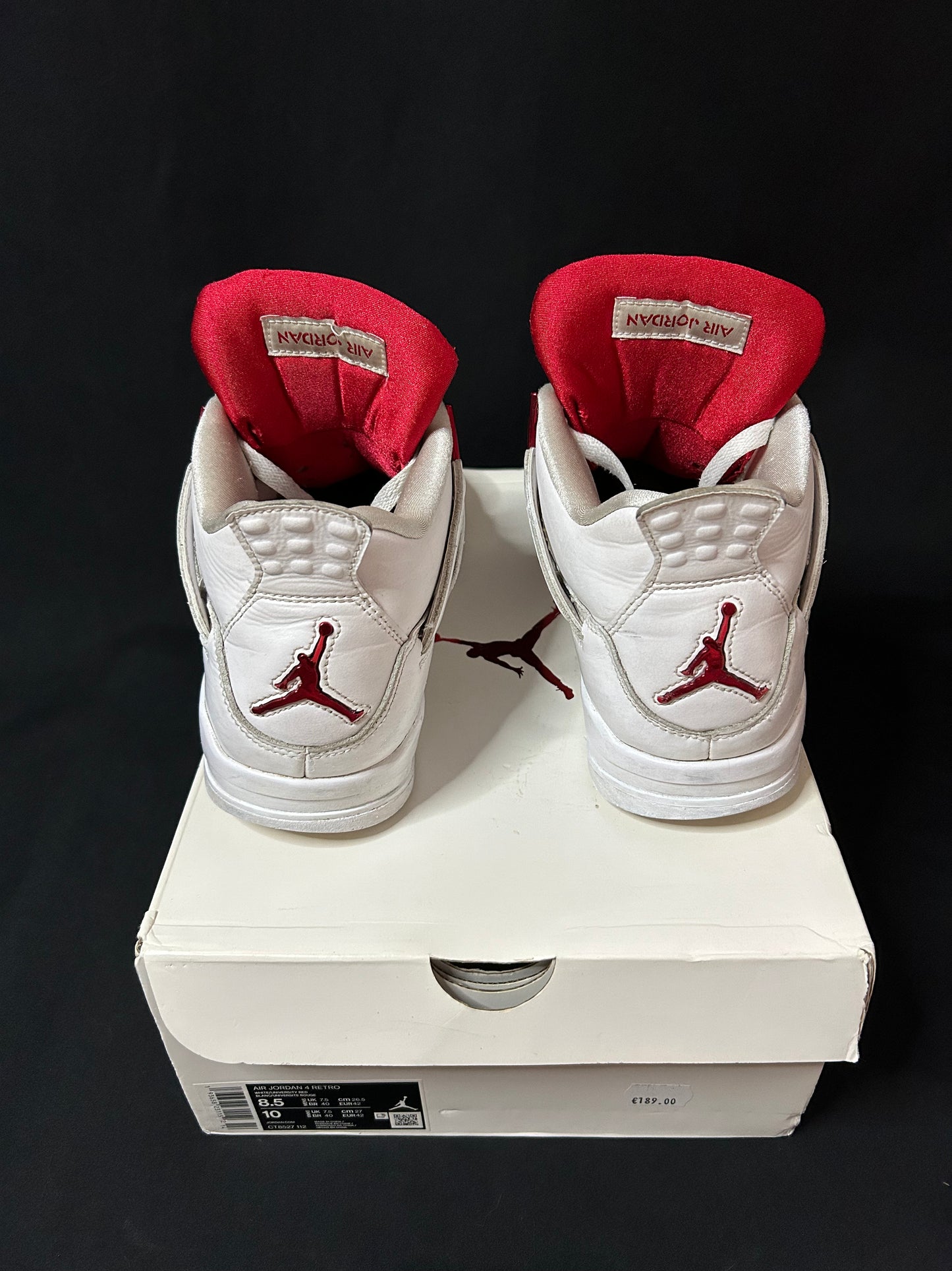 Jordan 4 Metallic Red