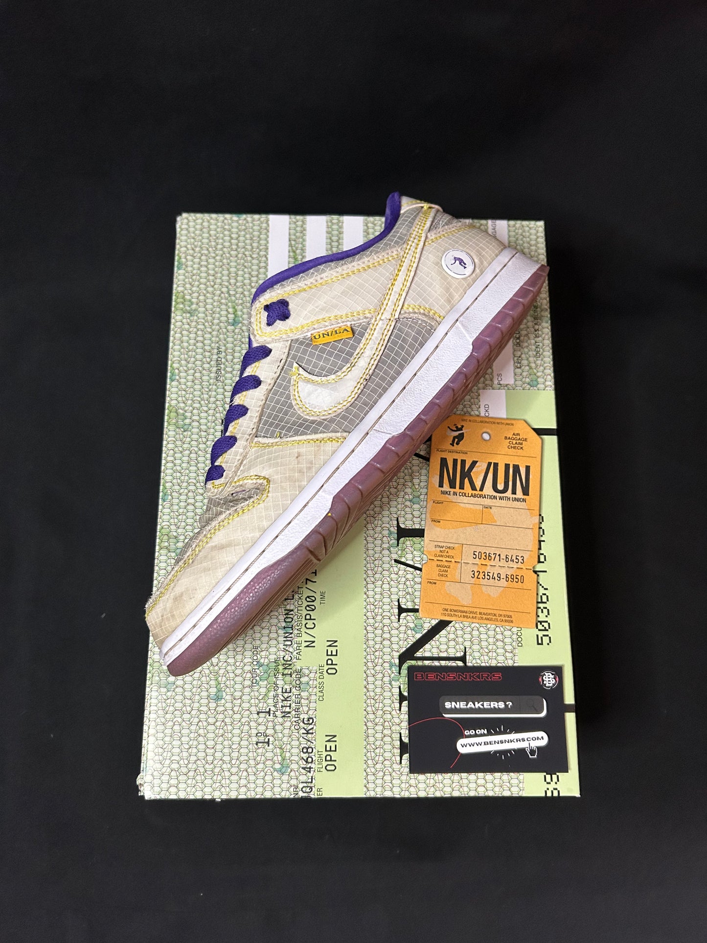 Dunk Low Union Passport Pack Court Purple