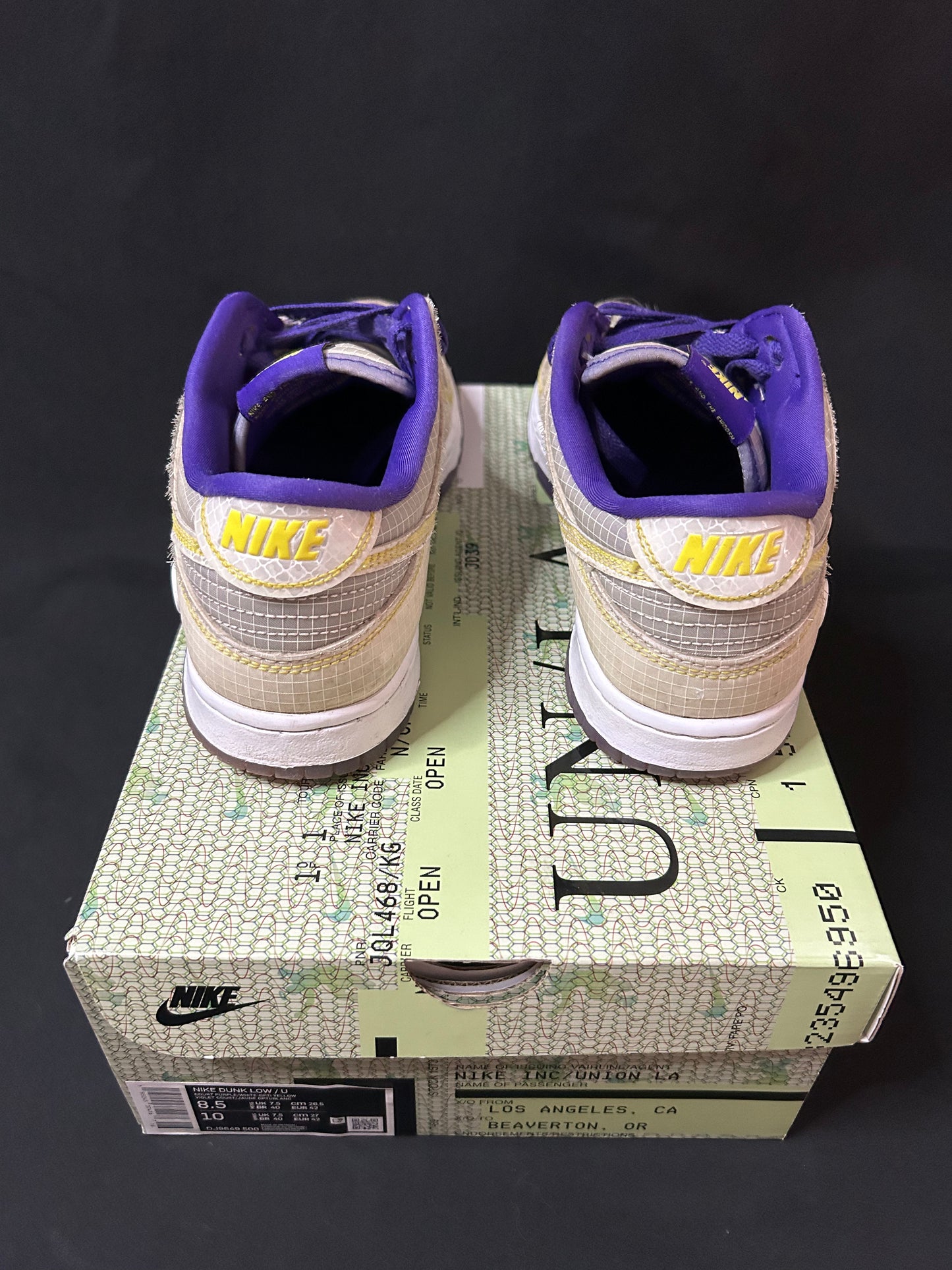 Dunk Low Union Passport Pack Court Purple