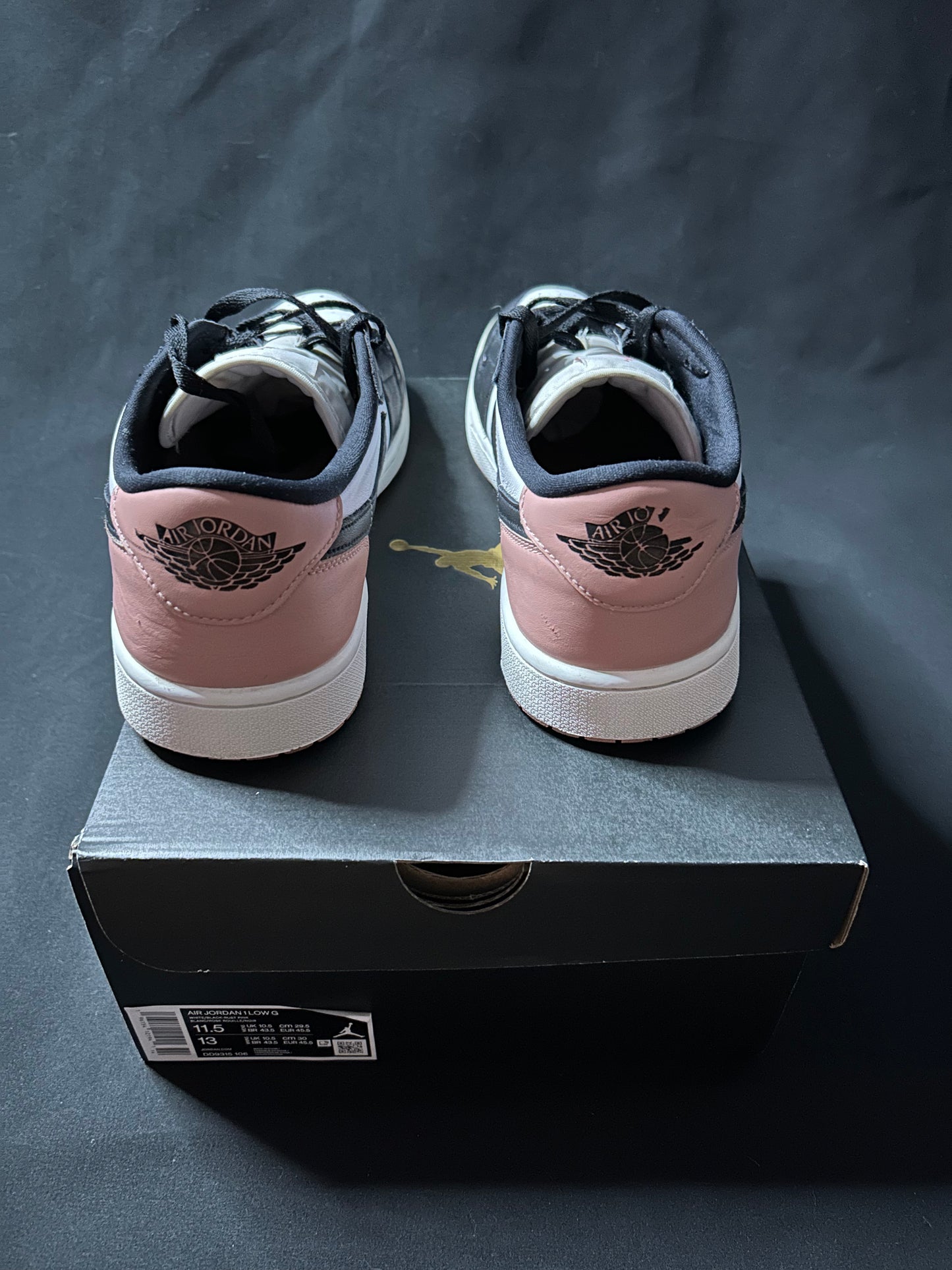 Jordan 1 Low Golf Rose Rouille