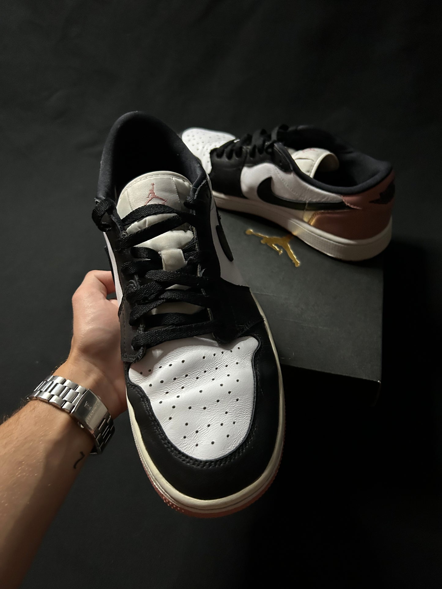 Jordan 1 Low Golf Rose Rouille