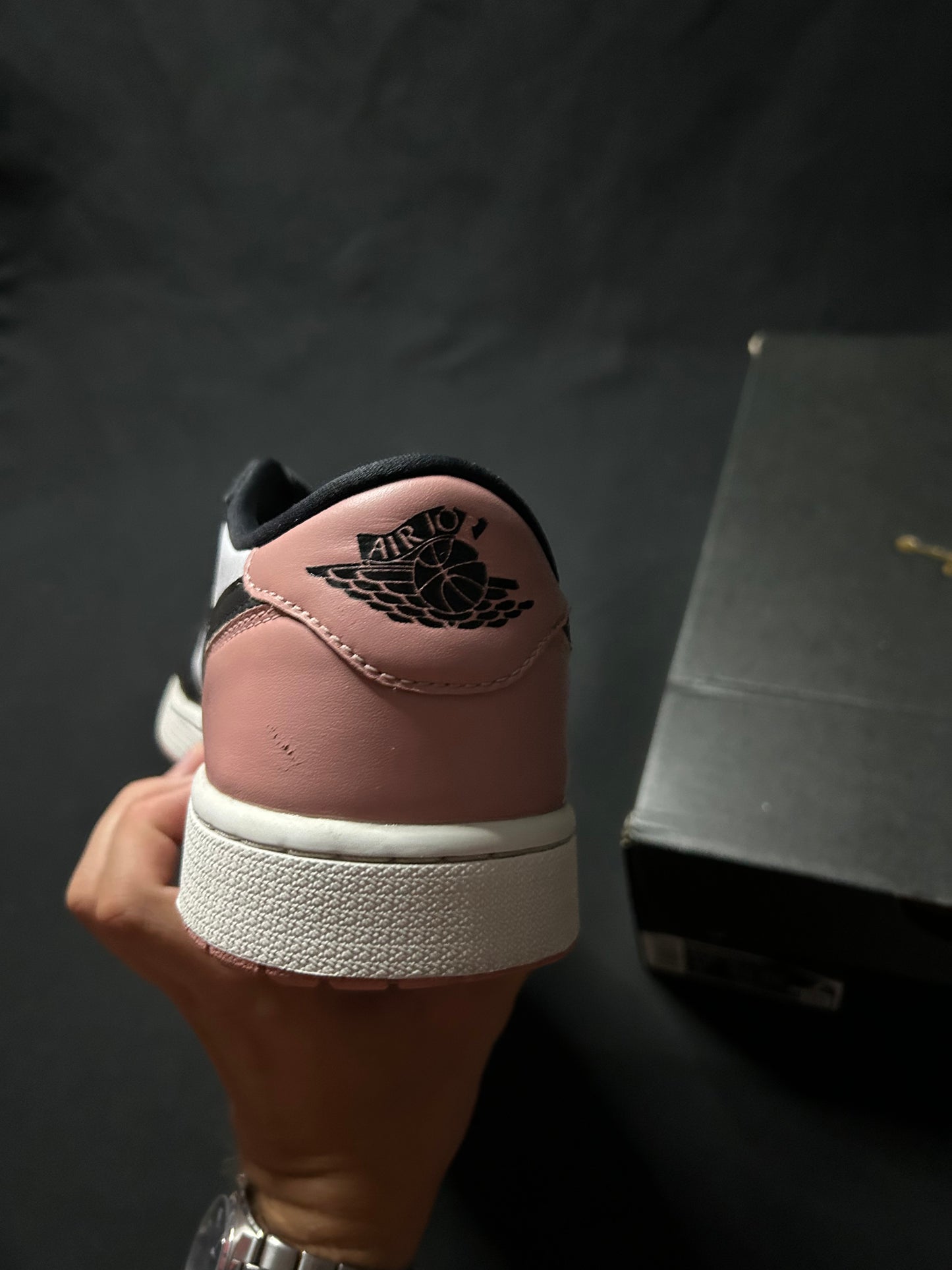 Jordan 1 Low Golf Rose Rouille