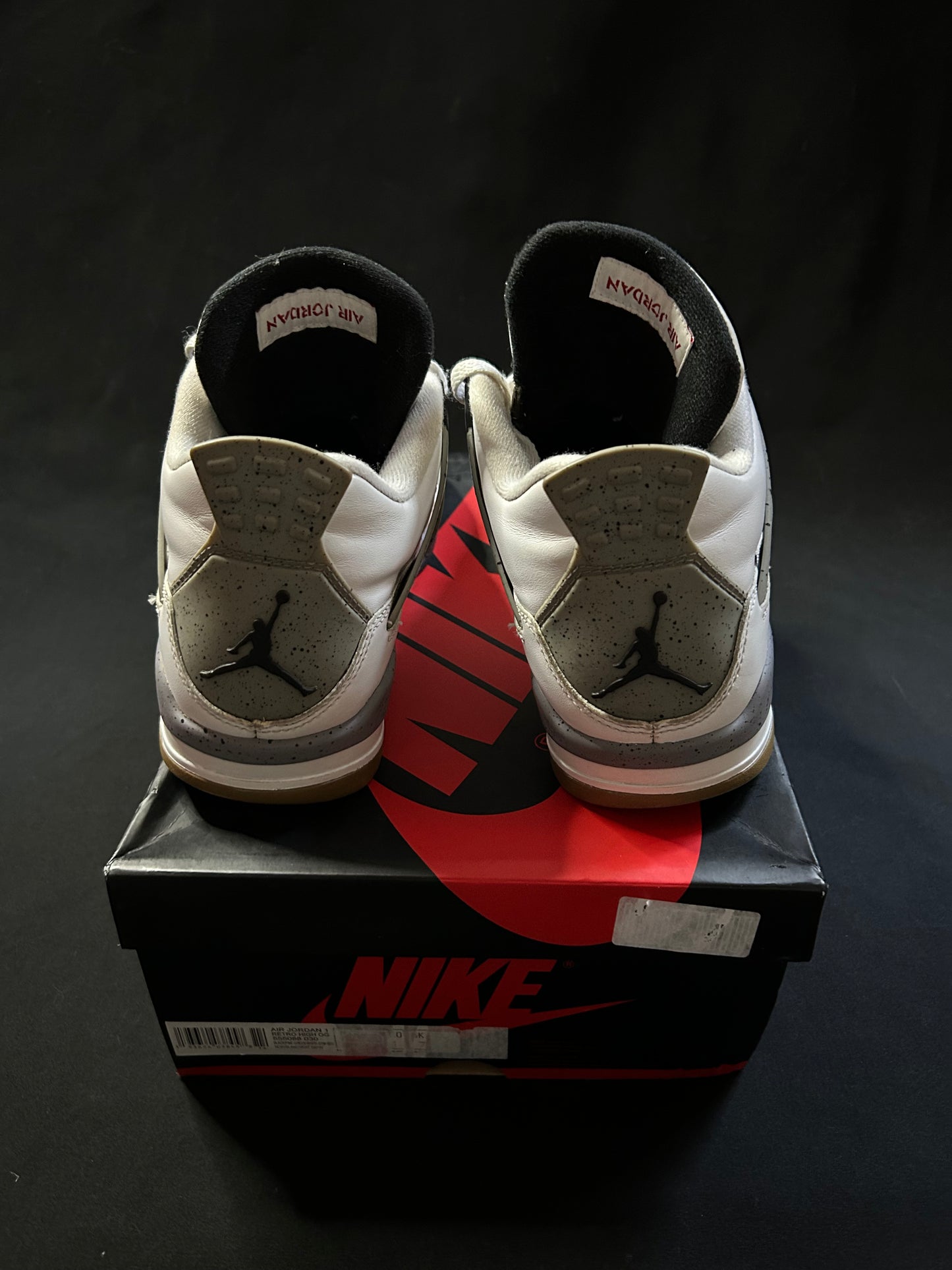 Jordan 4 White Cement Taille 41